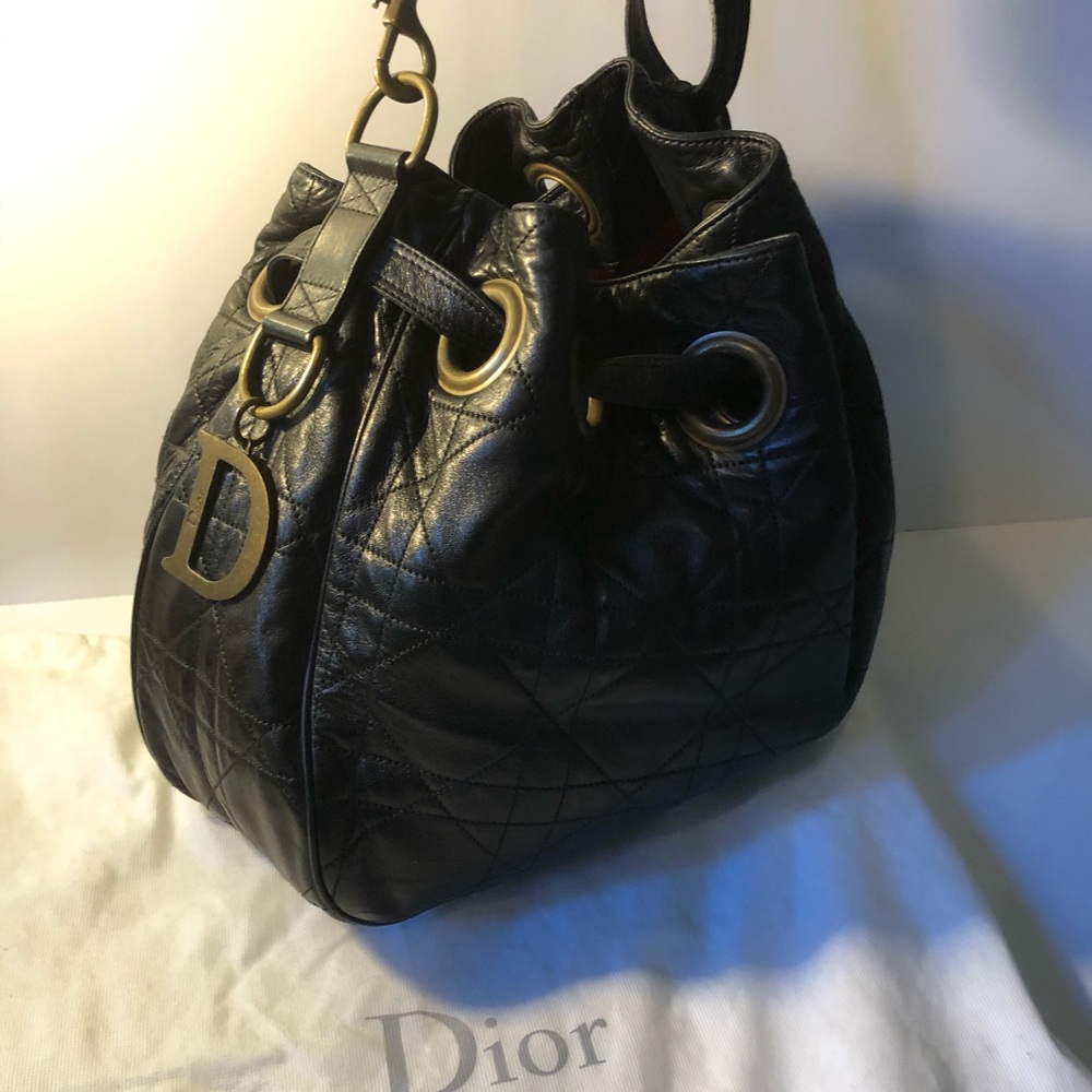 Dior Drawstring bucket bag